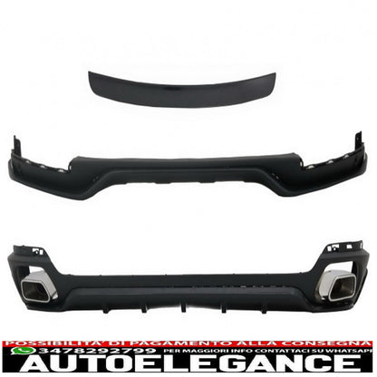 kit carrozzeria paraurti anteriore e diffusore d'aria adatto per BMW X5 F15 (2014-2018) pacchetto aerodinamico m design