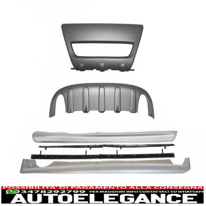 kit piastre paramotore e minigonne laterali adatti a volvo xc60 (2008-2013) r look