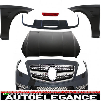 Complete body kit suitable for mercedes cls w218 c218 sedan (2011-2018) design cls63 
