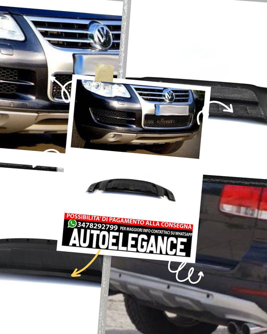 DIFFUSORE+SPOILER adatto per VW Touareg 2002-2010