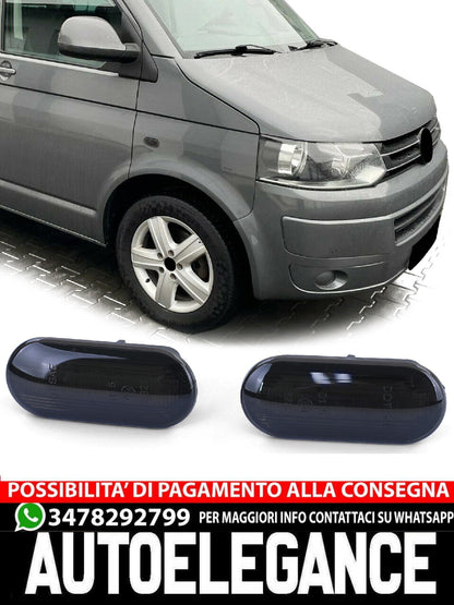 Barra luminosa a LED Indicatore di direzione laterale nero per VW T5 Transporter Caravelle Multivan AB03
