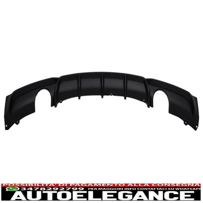 spoiler paraurti posteriore mantovana diffusore doppia uscita scarico singolo adatto per bmw serie 3 f30 f31 (2011-2019) m design