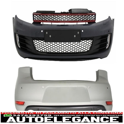 body kit suitable for vw golf vi 6 (2008-2013) gti design with pdc