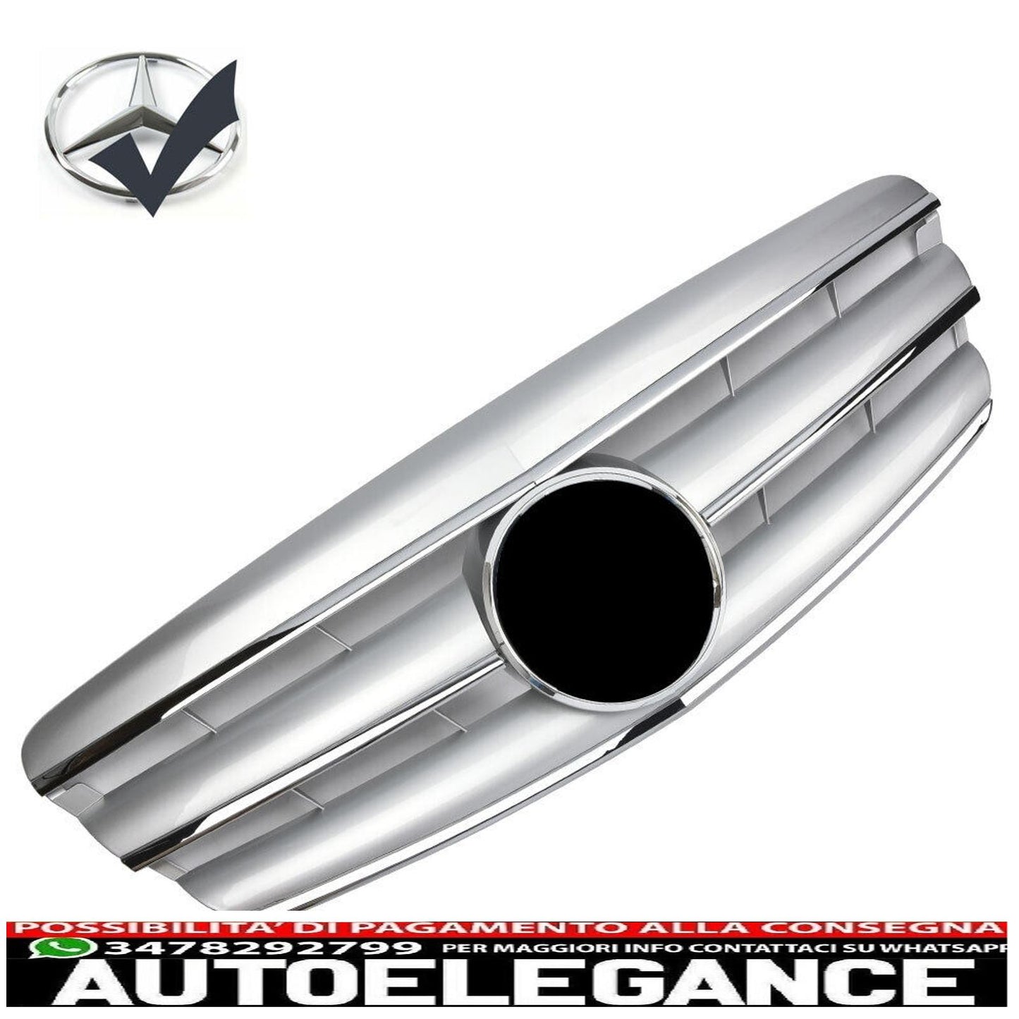 griglia sport griglia radiatore per mercedes w221 s 2005-2009 argento cromo ottica amg-mostra il titolo originaletesto griglia radiatore originale grill sport per mercedes w221 s 2005-2009 argento cromo amg look