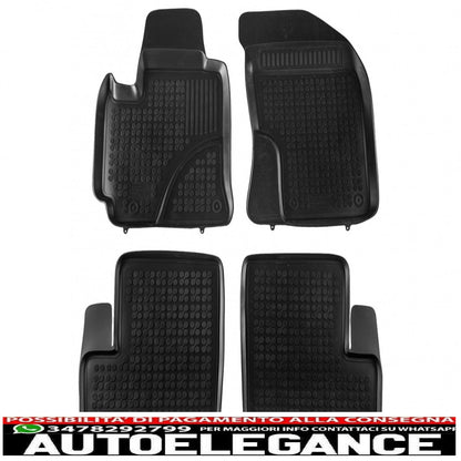 Rubber mats suitable for toyota rav4 ii facelift (2004-2005) 5 doors