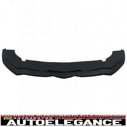 Front bumper splitter suitable for alfa romeo giulia 952 (2016-2021) black