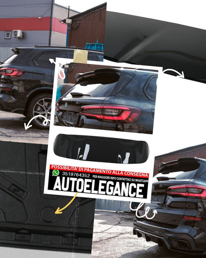 Spoiler sul tetto adatto per BMW X5 G05 (dal 2018 in poi) Piano Black
