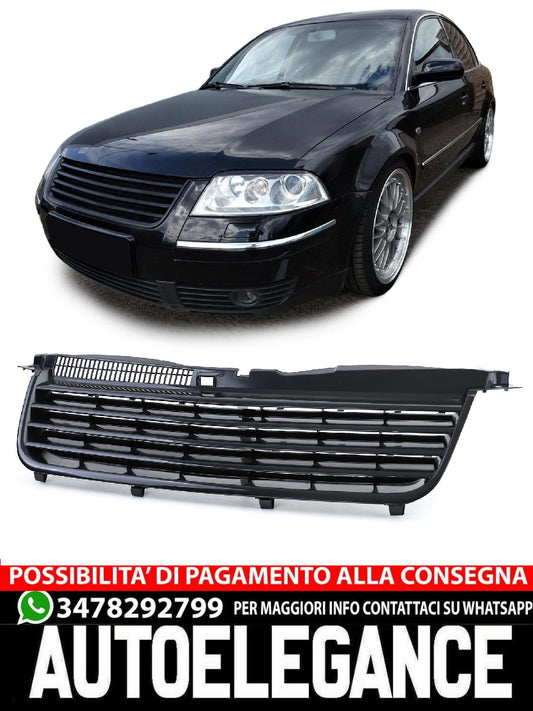 Griglia sportiva senza emblema nera aftermarket compatibile con VW Passat 3BG Berlina Variant 00-05