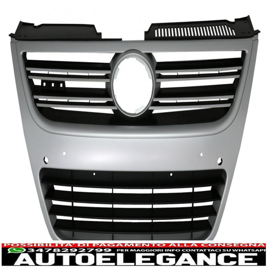 front grill suitable for vw passat 3c (2007-2010) silver aluminum look