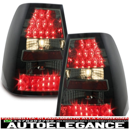 led rear lights suitable for vw bora 99-05 black/smoke