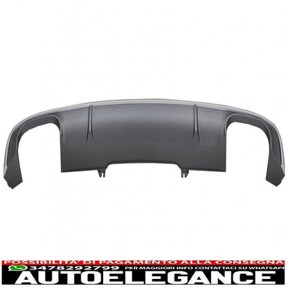 Diffusore mantovana paraurti posteriore adatto per audi a4 b9 8w berlina/avant (2016-2018) s4 design per s-line