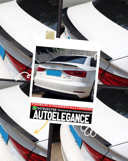SPOILER suitable for AUDI A3 8V Sedan 2012-2020