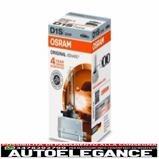 Osram Xenarc Original D1s lampada allo xeno nascosta 66140 35 W