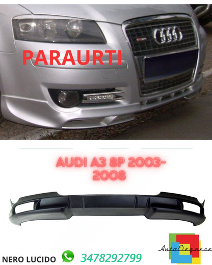 ✨Front BUMPER SPLASH GUARD Audi A3 8P 2003-2008 (Standard Bumper)✨