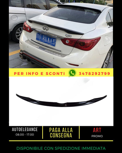 ✨SPOILER nero lucido ADATTO PER Infiniti Q50 2013+✨