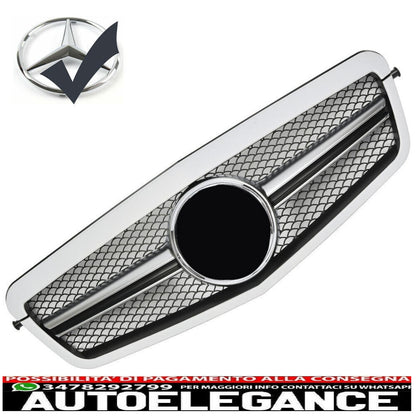 sports grill radiator grill suitable for mercedes w212 s212 up to 2013 unpainted - shows original titleoriginal textsports grill kühlergrill passt für mercedes w212 s212 bis 2013 unlackiert 