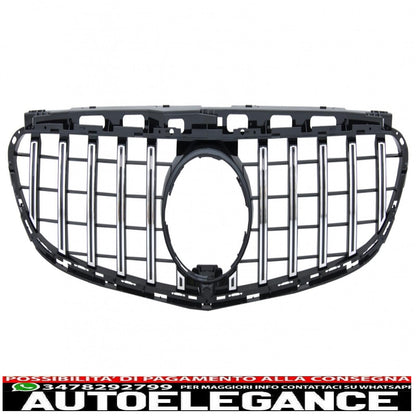 center grille suitable for mercedes e class w212 s212 facelift (2013-2016) gt-r design panamericana