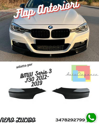 Front Flaps BMW 3 Series F30 2012-2019 M-Pack With TÜV ABE 