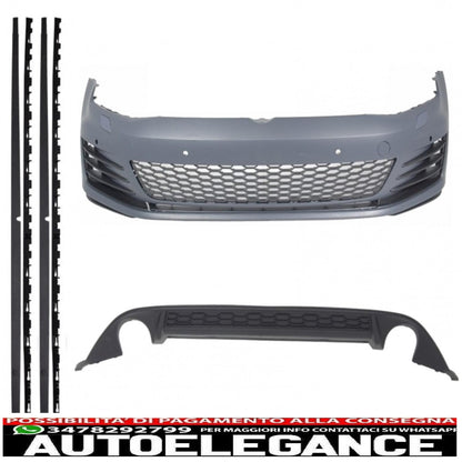 complete body kit suitable for vw golf 7 vii (2013-2016) gti look 