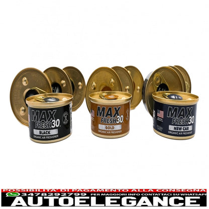 paradise air fresh deodorante biologico senza tappo lattina max fresh 30 12 lattine assortite