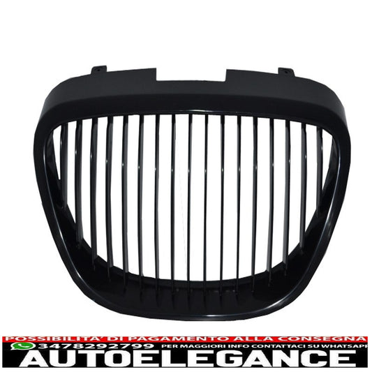 griglia anteriore centrale nero lucido adatta per Seat Toledo/Leon/Altea (2004-2009) design Cupra