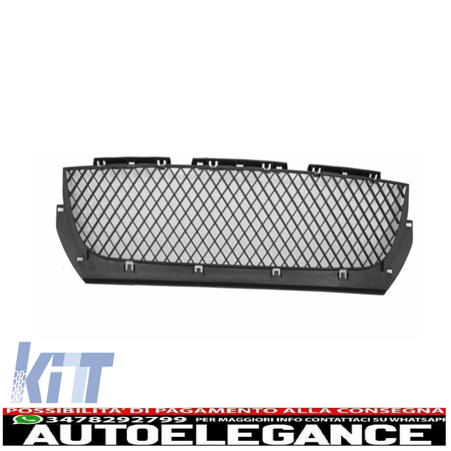 Griglia inferiore paraurti anteriore adatta per bmw serie 3 e46 (1998-2005) design m-technik