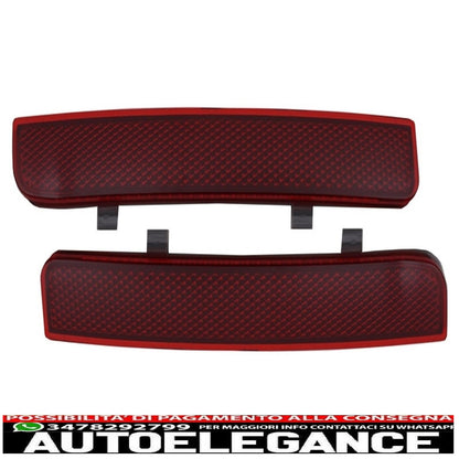 Catarifrangenti paraurti posteriori adatti per land rover vogue l322 (2002-2012) freelander 2 / lr2 (2008-2013) AUTOELEGANCERICAMBI