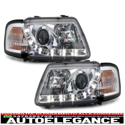 dayline headlights suitable for audi a3 8l (08.1996-08.2000) drl optics 