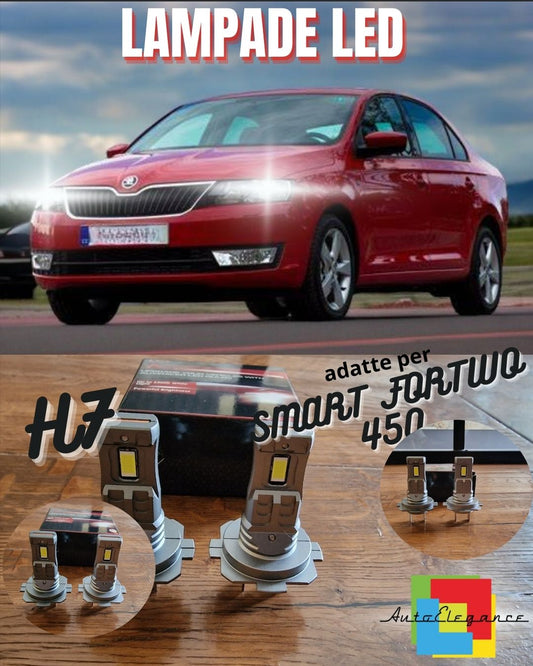 H7 LED KIT FOR SKODA RAPID 6000K WHITE 6000 LUMEN CANBUS LOW BEAM