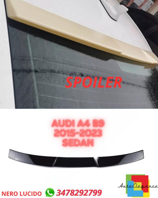 ✨✨GLOSSY BLACK SPOILER SUITABLE FOR Audi A4 B9 2015-2023 Sedan✨✨