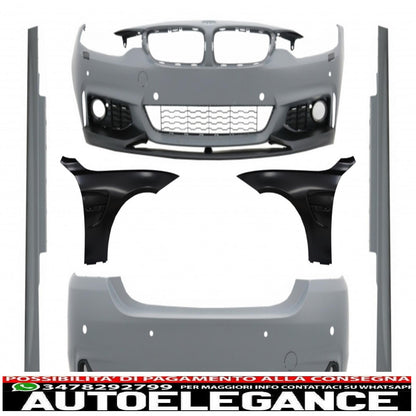 complete body kit suitable for bmw 4 series f32 f33 f36 (2013-2016) coupe cabrio without fog lights 
