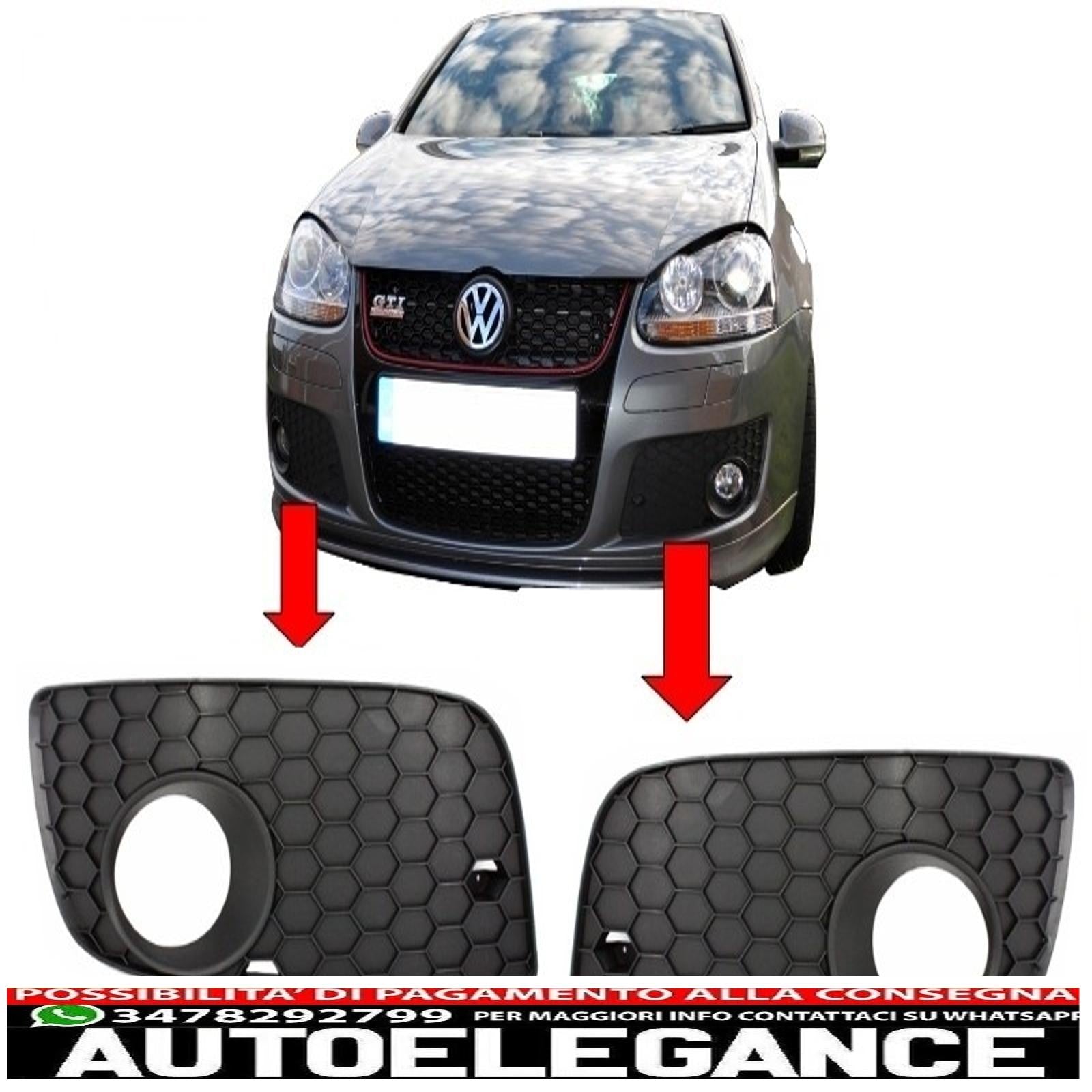 Copri fendinebbia adatti per vw golf v 5 (2003-2007) look gti AUTOELEGANCERICAMBI