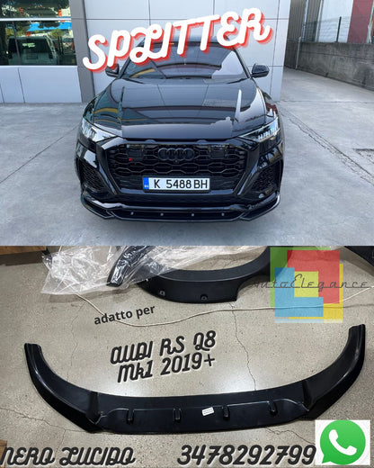Front Splitter AUDI RS Q8 Mk1 2019+ With TÜV ABE 