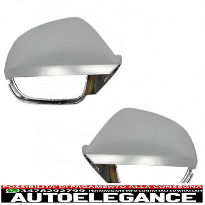 Custodia completa copri specchietti adatta per audi a6 4g c7 (2011-2018) limousine avant estinzione alluminio design rs6 con assistenza laterale AUTOELEGANCERICAMBI