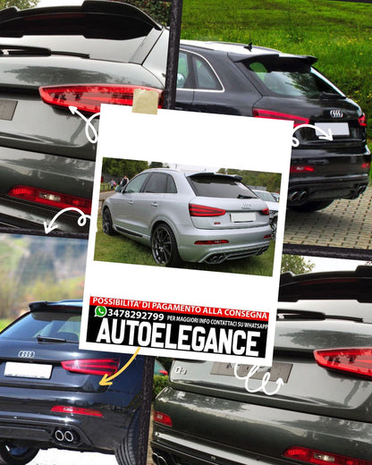 SPOILER ALETTONE POSTERIORE adatto per  AUDI Q3 8U ( 2011-2018 )