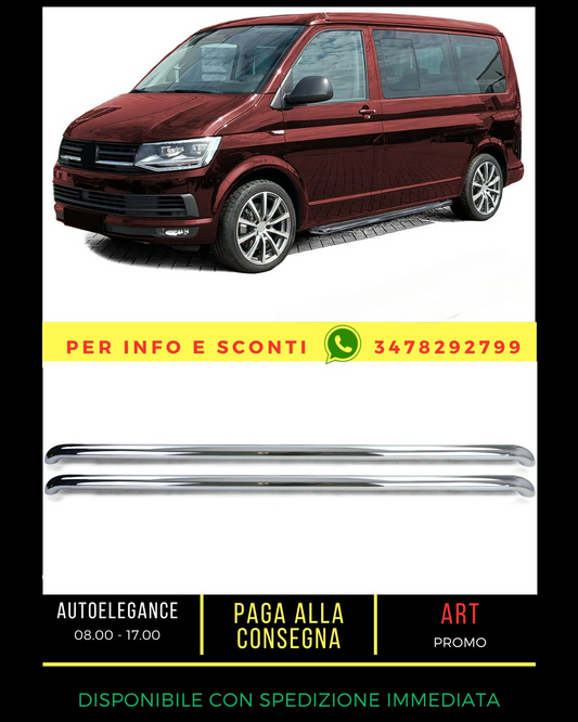 ✨Side Steps Stainless Steel Polished For VW T5 T6 T6.1✨ 