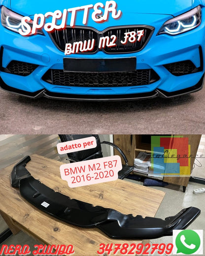 ⭐SPLITTER ADATTO PER⭐⭐ BMW M2 F87 2016-2020 Version 2⭐⭐