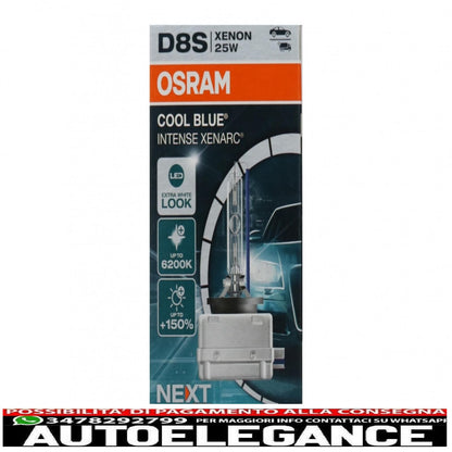 Osram Xenarc Cool Blue Intense Next Gen D8s Lampada allo xeno nascosta 66548cbn