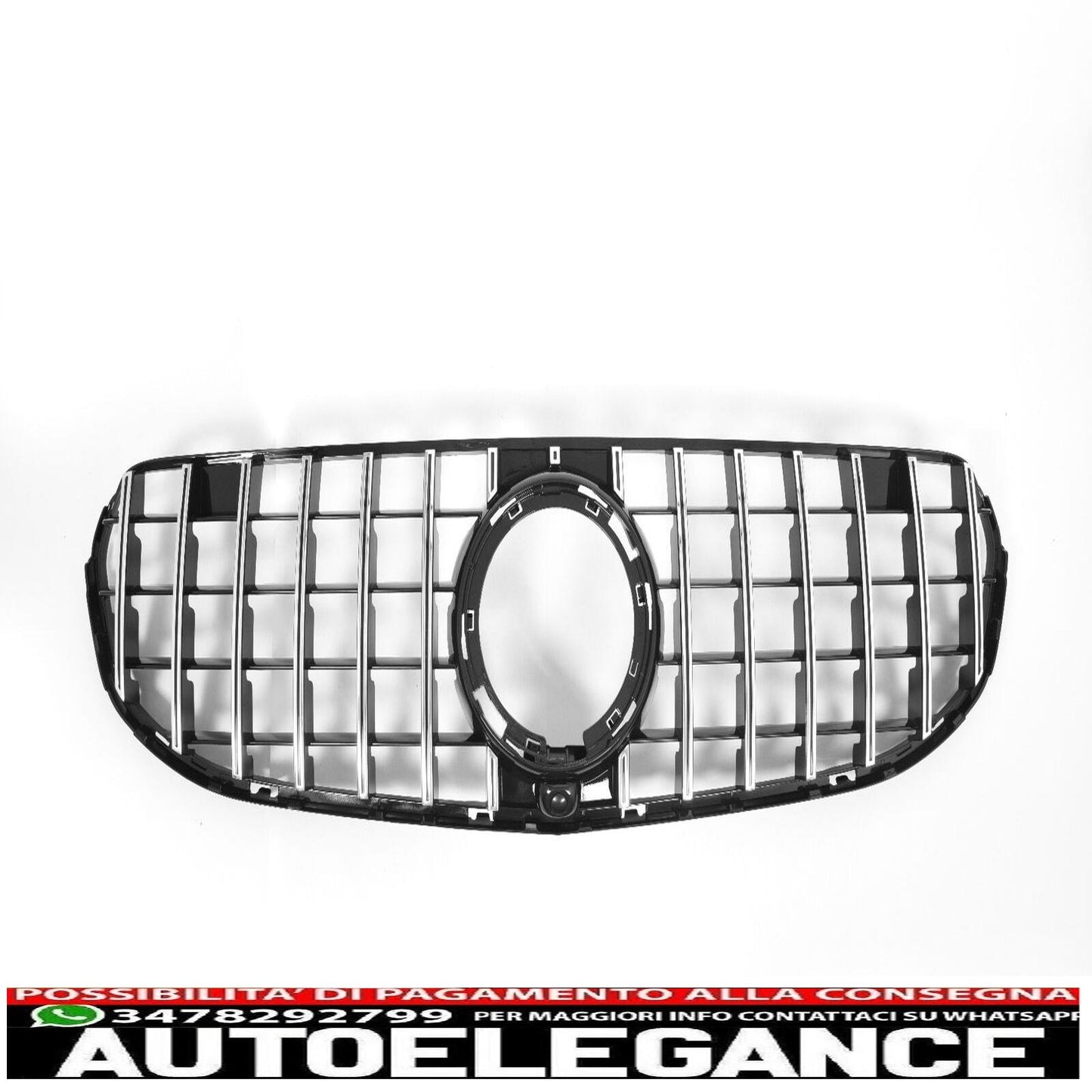 griglia radiatore sport panamericana gt adatta per mercedes x253 classe glc fa...-mostra il titolo originaletesto originalesport panamericana gt grill griglia radiatore adatta per mercedes
