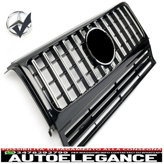 Sport radiator grille suitable for mercedes w463 g 1990-2018 panamericana gt o... 