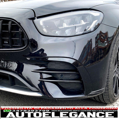 adatto per mercedes w213 a238 classe e amg line (facelift) aero flaps + fins-mostra il titolo originaletesto originalepasst für mercedes w213 a238 e-klasse amg line (facelift) aero flaps + fins AUTOELEGANCERICAMBI