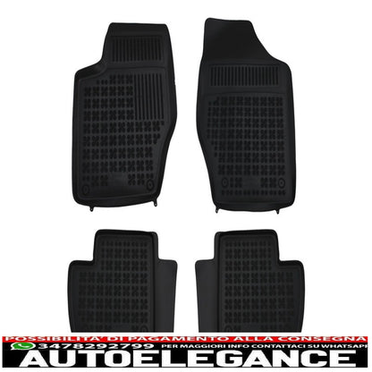 Black mat suitable for peugeot 308 2007-2013