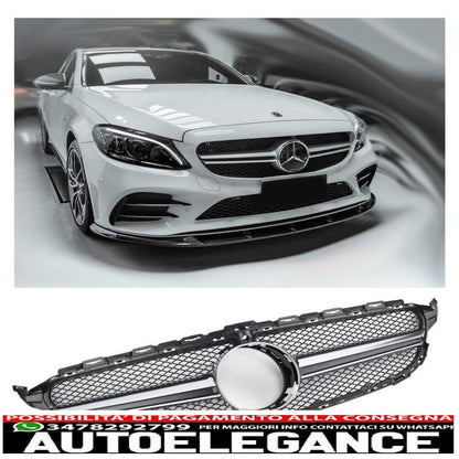 Sports Radiator Grille for Mercedes W205 2014-2018 360°