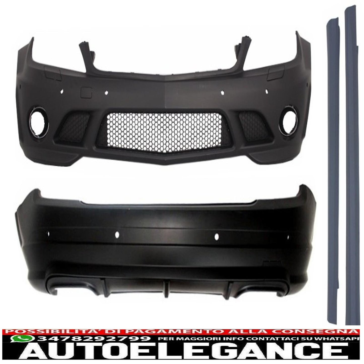 body kit suitable for mercedes c-class w204 (2007-2012) design c63 