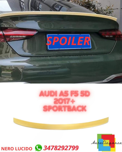 SPOILER NERO ADATTO PER ✨Audi A5 F5 5D 2017+ Sportback✨