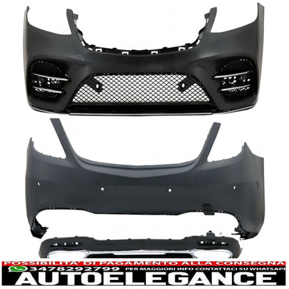 body kit suitable for mercedes s-class w222 restyling (2013-06.2017) design s450