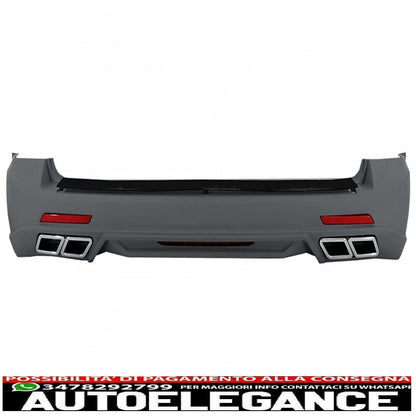 rear bumper suitable for vw transporter multivan caravelle t5 and t5.1 facelift (2003-2015) sportline design