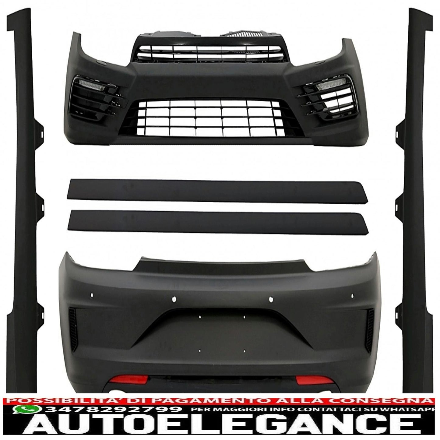 kit carrozzeria completo adatto per vw scirocco mk3 iii facelift (2015-up) r20 r-design