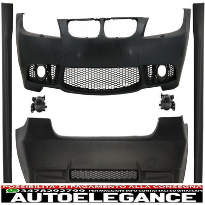 complete body kit without pdc with fog lamp suitable for bmw 3 series e90 lci facelift 2008-2011 m3 design 