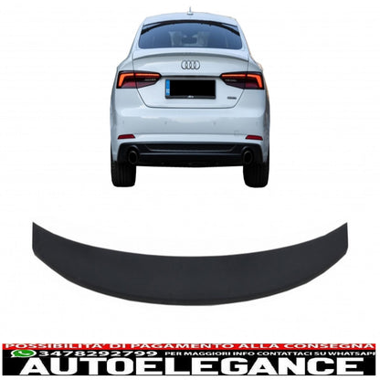 Trunk lid spoiler suitable for audi a5 f5 8w8 5d sportback (2017-up) original design 